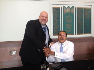 Me Hanging With My Friend, Dr. Freeman Hrabowski